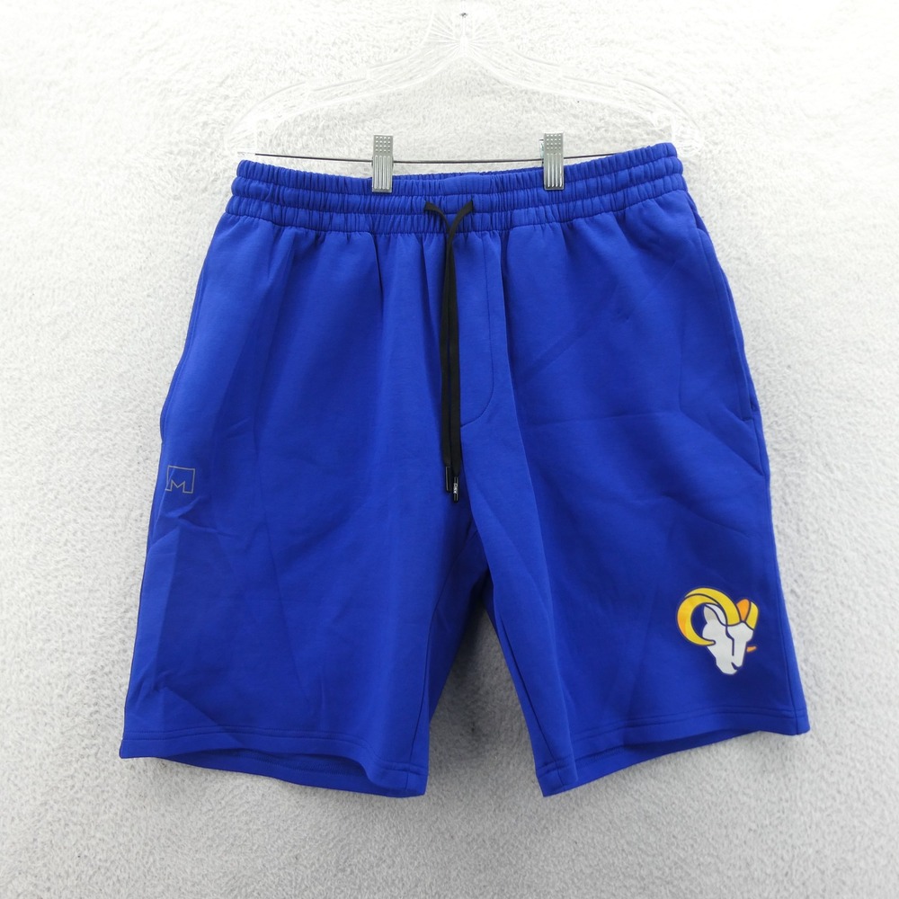 MSX Shorts Men Large Los Angeles Rams Blue NFL Michael Strahan Athletic Training